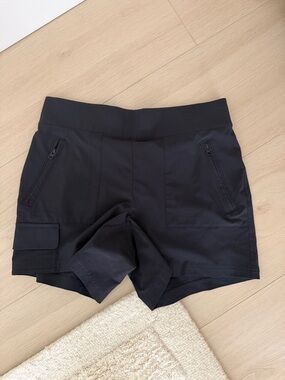 Athleta Black Performance Utility Shorts
